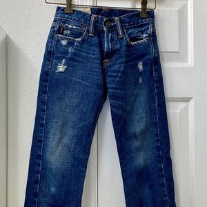 Boys Abercrombie Straight Leg Slim Jeans